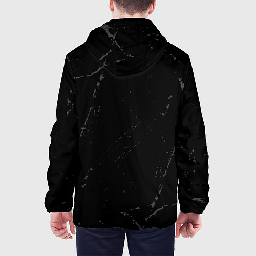 Мужская куртка Children of Bodom glitch на темном фоне: по-вертик / 3D-Черный – фото 4