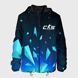 Куртка с капюшоном мужская Counter-Strike 2 взрыв частиц, цвет: 3D-черный