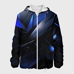 Мужская куртка Blue black background