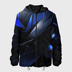Мужская куртка Blue black background