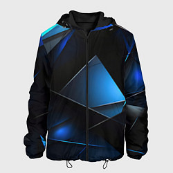 Мужская куртка Blue black texture