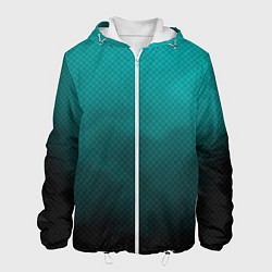 Мужская куртка Бирюзово-черный дым - Хуф и Ся