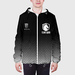 Куртка с капюшоном мужская Team Liquid black, цвет: 3D-белый — фото 2