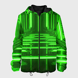 Мужская куртка Зеленые световые объекты