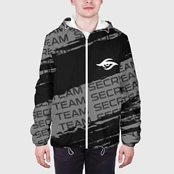 Куртка с капюшоном мужская Форма Team Secret, цвет: 3D-белый — фото 2