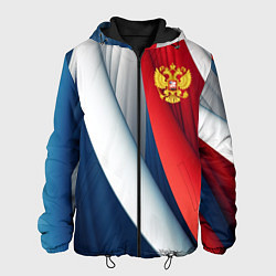 Мужская куртка Герб России абстракция