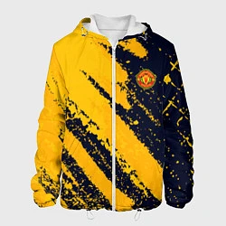 Куртка с капюшоном мужская Manchester United FC ФК Манчестер Юнайтед, цвет: 3D-белый