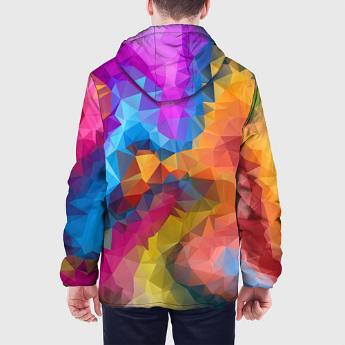 Мужская куртка Super colors / 3D-Черный – фото 4