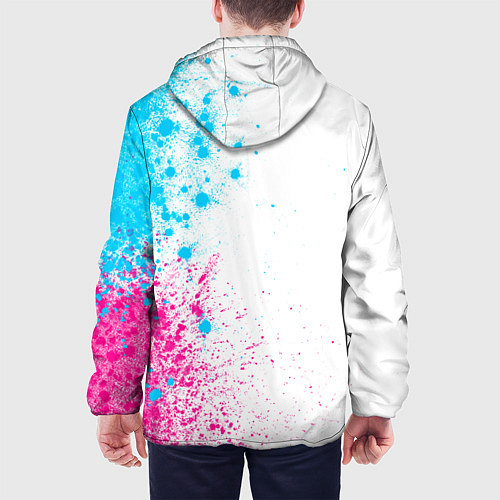 Мужская куртка OneRepublic neon gradient style: по-вертикали / 3D-Черный – фото 4