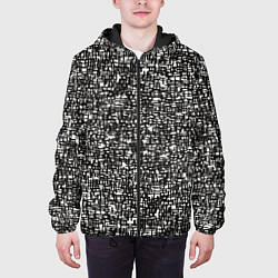 Куртка с капюшоном мужская Art black, цвет: 3D-черный — фото 2