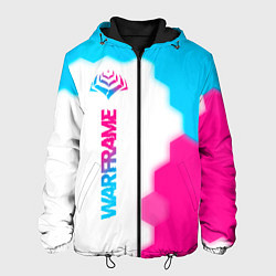 Мужская куртка Warframe neon gradient style: по-вертикали