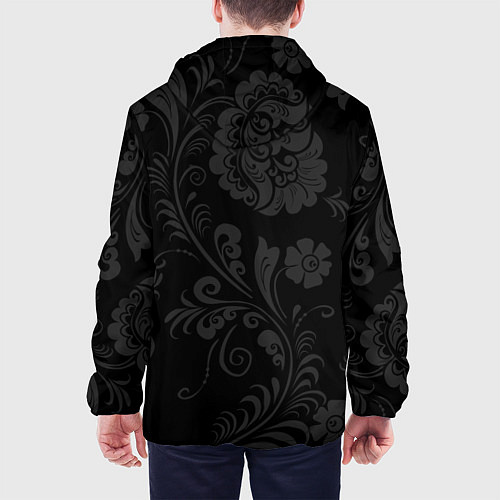 Мужская куртка Russia black style / 3D-Белый – фото 4