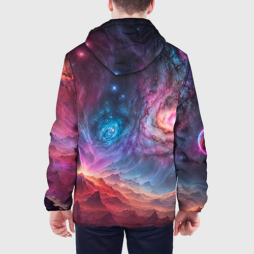 Мужская куртка На задворках вселенной / 3D-Белый – фото 4
