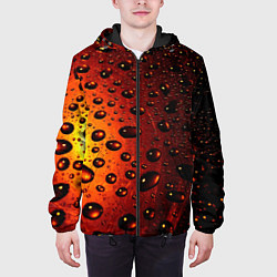 Куртка с капюшоном мужская Aqua, цвет: 3D-черный — фото 2