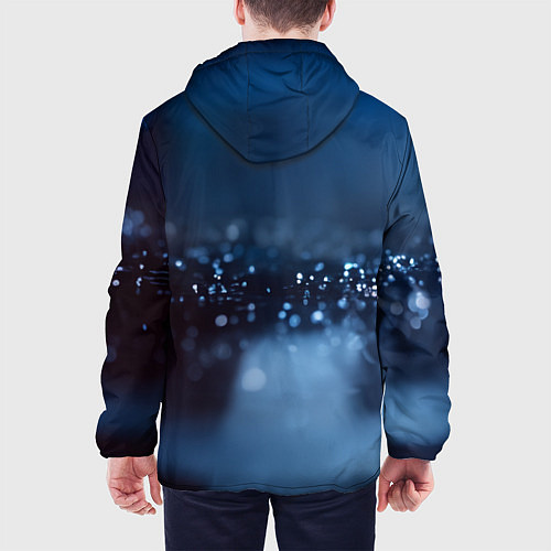 Мужская куртка Кубики льда с дымком / 3D-Белый – фото 4