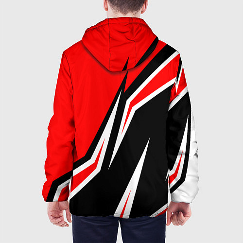 Мужская куртка Ducati- red stripes / 3D-Черный – фото 4
