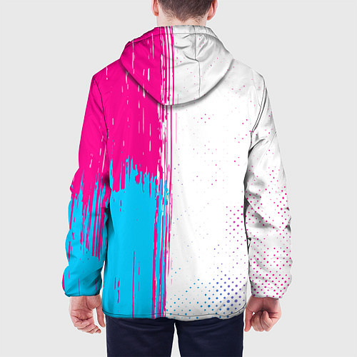 Мужская куртка Code Geass neon gradient style: по-вертикали / 3D-Черный – фото 4