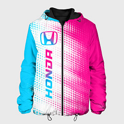 Мужская куртка Honda neon gradient style: по-вертикали