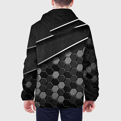 Мужская куртка Infiniti - черный металл / 3D-Черный – фото 4