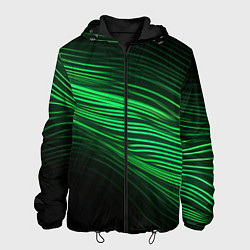 Мужская куртка Green neon lines