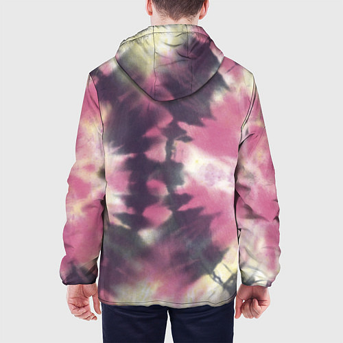 Мужская куртка Tie-Dye дизайн / 3D-Белый – фото 4