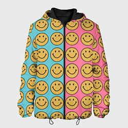 Куртка с капюшоном мужская Smiley, цвет: 3D-черный