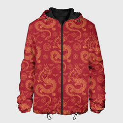 Мужская куртка Dragon red pattern