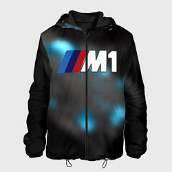 Куртка с капюшоном мужская Bmw night city, цвет: 3D-черный