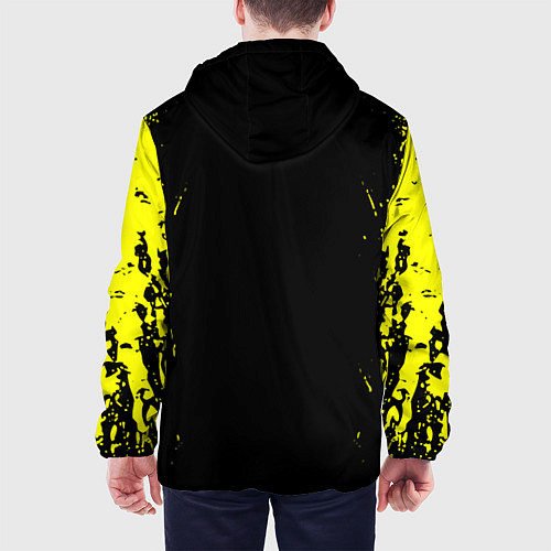 Мужская куртка Half life game yellow color / 3D-Белый – фото 4