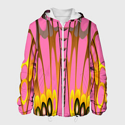 Мужская куртка Розовый бабочкин мотив