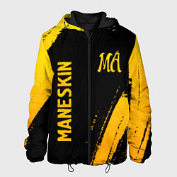 Куртка с капюшоном мужская Maneskin - gold gradient вертикально, цвет: 3D-черный