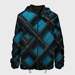 Мужская куртка Тёмно-синяя диагональная клетка