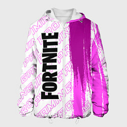 Куртка с капюшоном мужская Fortnite pro gaming по-вертикали, цвет: 3D-белый