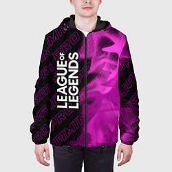 Куртка с капюшоном мужская League of Legends pro gaming по-вертикали, цвет: 3D-черный — фото 2