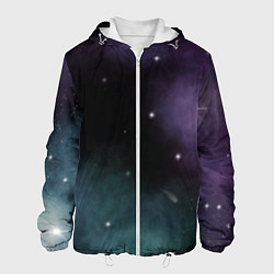 Мужская куртка Космос и звезды на темном фоне