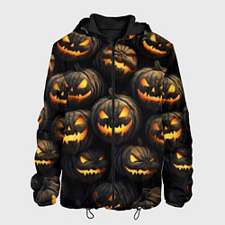 Мужская куртка Зловещие хэллоуинские тыквы