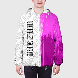 Куртка с капюшоном мужская Burzum rock legends по-вертикали, цвет: 3D-белый — фото 2