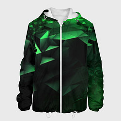 Мужская куртка Видение зеленого в абстракции