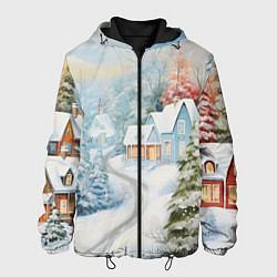 Мужская куртка Морозная феерия ночи