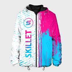 Мужская куртка Skillet neon gradient style по-вертикали