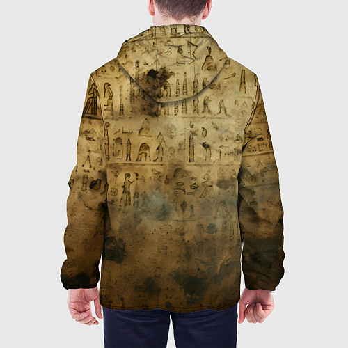 Мужская куртка Древний папирус / 3D-Белый – фото 4