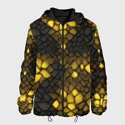 Мужская куртка Жёлтый трескающийся камень