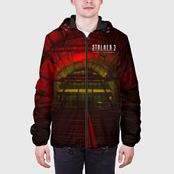 Куртка с капюшоном мужская STALKER 2 подземная лаборатория, цвет: 3D-черный — фото 2