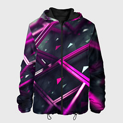 Мужская куртка Фиолетовая абстрактная конструкция