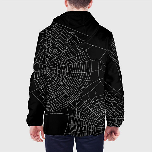 Мужская куртка Spider паутина / 3D-Белый – фото 4
