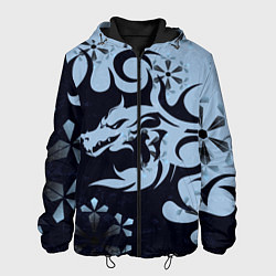 Мужская куртка Дракон со снежинками