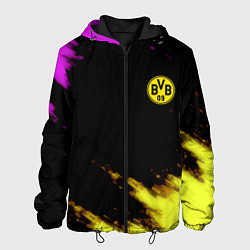 Куртка с капюшоном мужская Borussia Dortmund sport, цвет: 3D-черный