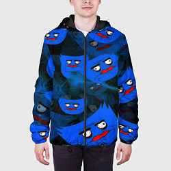 Куртка с капюшоном мужская Huggy Wuggy topgames, цвет: 3D-черный — фото 2