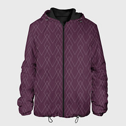 Мужская куртка Бордовый геометричные линии