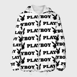 Куртка с капюшоном мужская Playboy rabbit, цвет: 3D-белый